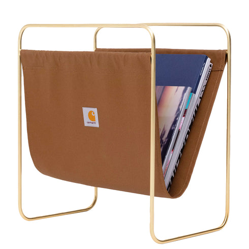 Carhartt Wip Canvas Magazine Stand Hamilton Brown I034759 4068584049736 1 Degli Uberti